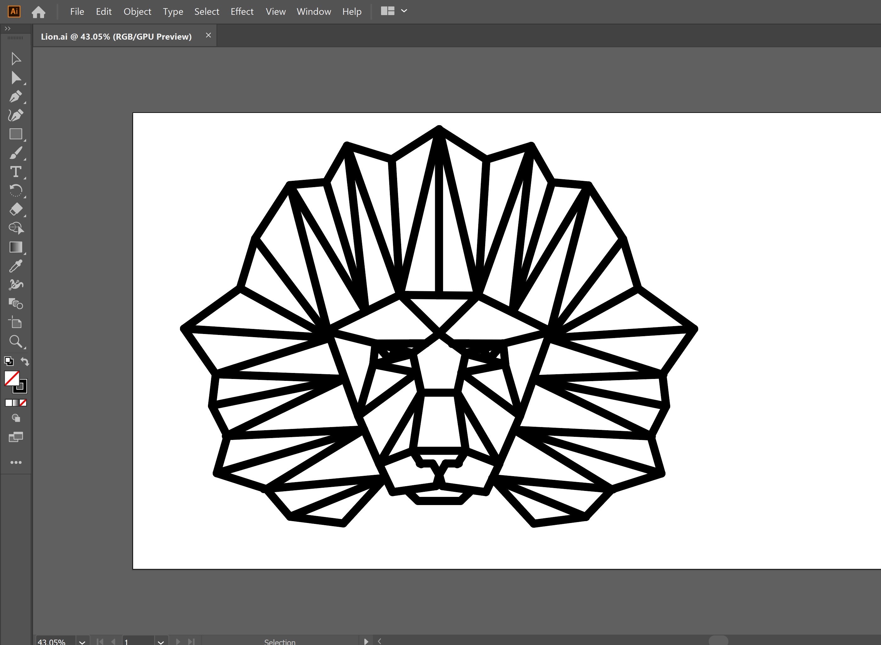 Lion Design Draft